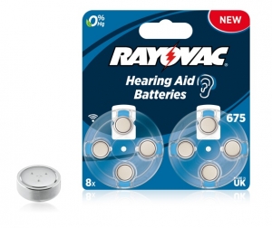 Rayovac Battery Hearing Aid V675 PR44